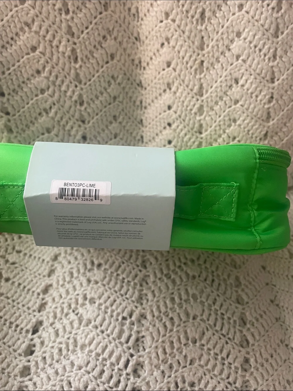 NWT- Lug Bento Box Lime